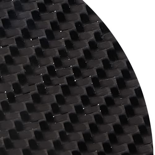 Annadue 0.2mm Disc Stabilizer Carbon Fiber CD DVD Stabilizer Tuning Mat Carbon Fiber Made Disc Stabilizer Suitable for All Top Loading and Tray Loading CD Players(black) - Image 3