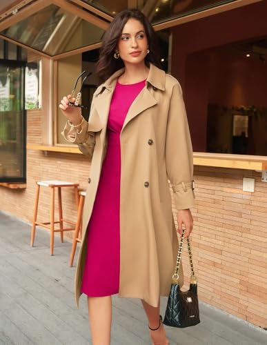 Image of GRACE KARIN Women's Wear to Work Dresses 2026 Cap Sleeve Sheath Bodycon Midi Dress Ruched Business Office Pencil Dress