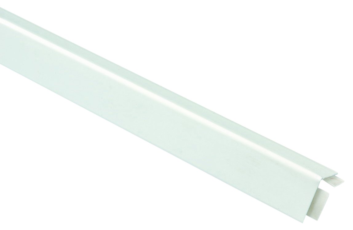 Angle aluminium laqué blanc adhésif Brinox réparer angle mur abîmé 25x25