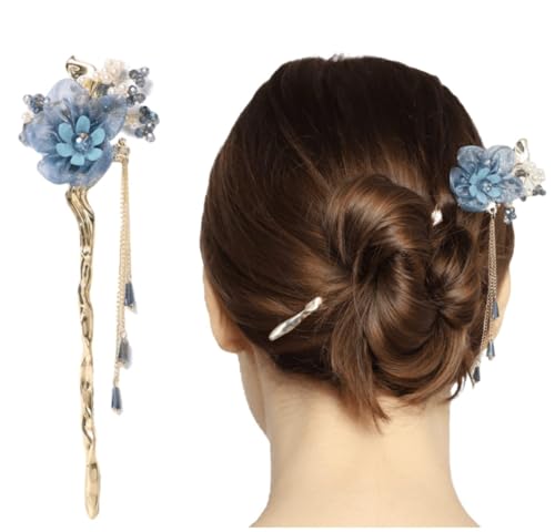 Image of INHEAVEN Hair Accessories For Women 1Pc Hair Stick Cute Accessories For Girls Metal Stick Hair Bun Accessories For Women Bun Stick 1Pc (design A)