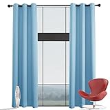 🏳️‍🌈Las cortinas bloquean la mayor parte de la luz solar y oscurecen completamente la habitación. Esta lista es para 1 panel de cortinas opacas. Si necesita un par de cortinas, debe comprar 2 de ellas.