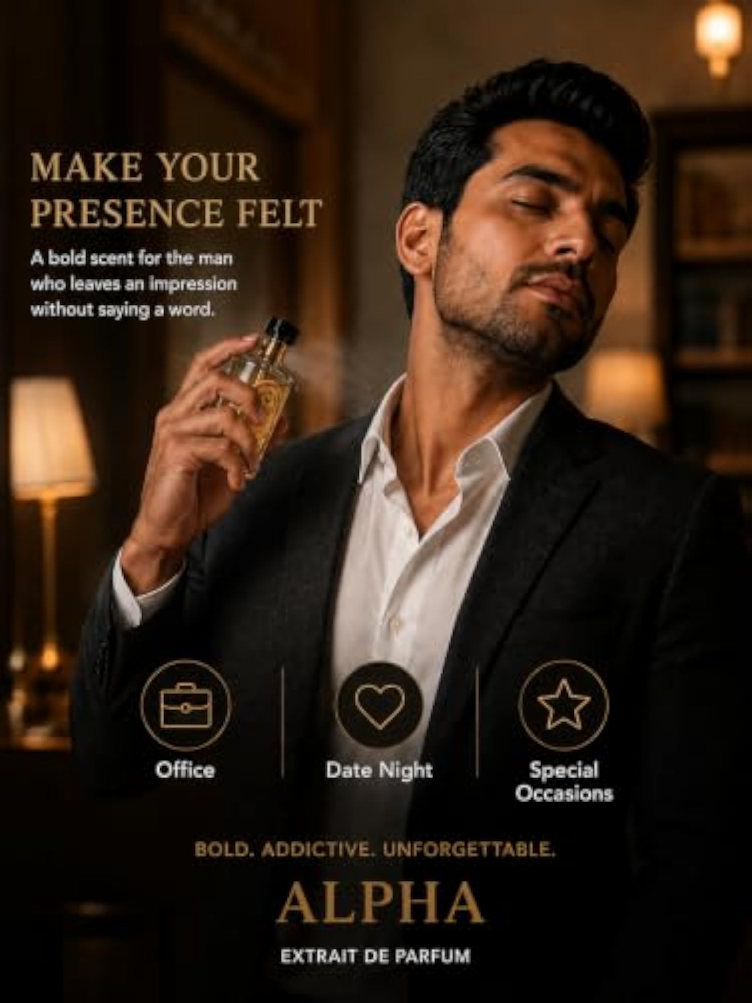 Alpha, Long Lasting Perfume for Men