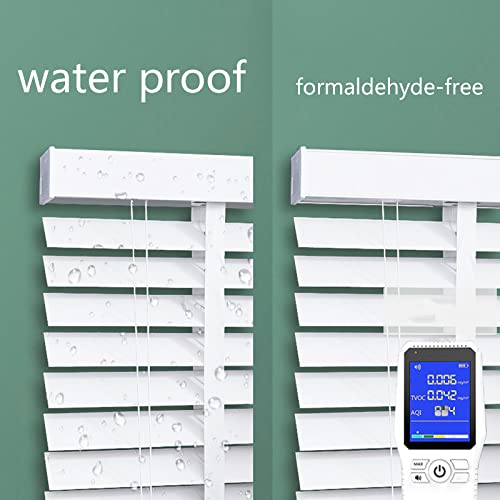 Persianas venecianas de bambú con elevación vertical regulable para ventanas del hogar 8