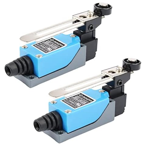 Xinlie Endschalter Parallel Roller Plunger Rollenschwenkhebel Endschalter Mini limit Schalter Grenztaster Limit switch Endschalter Wechselstrom Mini limit Schalter Micro Endschalter Rollenhebel 2Stück Cover