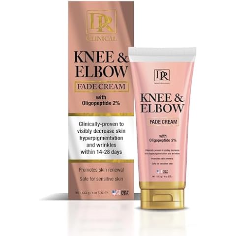 Daggett & Ramsdell Knee and Elbow Fade Cream with Oligopeptide 2% 4 oz. - Hyperpigmentation and Wrinkle Treatment, Safe for Sensitive Skin Cover