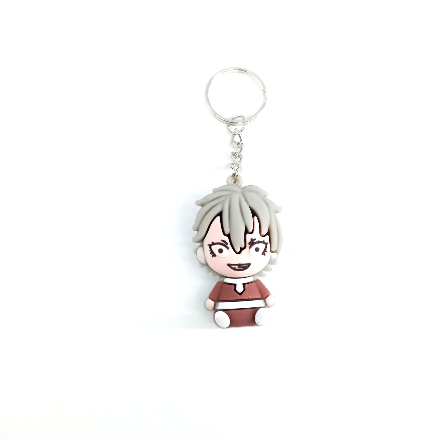 Demon slayer Sanemi Shinazugawa Cute Rubber Keychain 8CM-image-5
