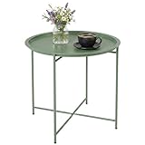 INFORMATIONS SUR LA TABLE BASSE DE JARDIN EXTÉRIEURE : Dimensions totales : Ø 46 x 53H cm ; - Charge max. recommandée : 30 kg ; - Montage simple grâce à sa structure à emboîtement