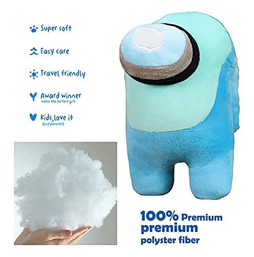Image of Fun4you Soft Plush Toy for Kids | Cute Blue Stuffed Toy | Washable Cuddly Plush Toy for Boys & Girls | Baby Soft Toy Gift for Kids | Cute Collectible Soft Toy for Playroom & Decor