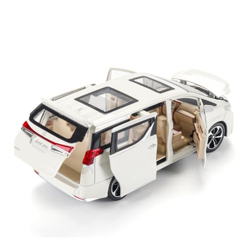 Image of Mashes Diecast Metal Car Toy 1:32 Scale with Openable Doors, Pull Back Action, Light & Sound, Detailed Luxury MPV Model for Kids & Collectors, Premium Gift Toy Car