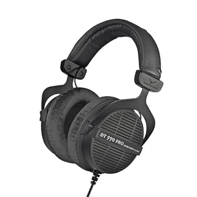 beyerdynamic DT 990 Pro Auriculares DT 990 Pro Edición Limitada Negra 250 Ohm. Auriculares circumaurales con Cable de un Solo Auricular, Ideales para Mezcla, masterización y edición. | Ya disponible en tu tienda friki favorita! En mundofriki.es!