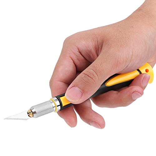 MasYosh Coltello da intaglio per legno, affilato strumento fai da te in acciaio legato con elevata durezza e resistenza alla corrosione, per taglio di carta e modelli fatti a mano