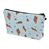 LALADEFIEE Borsa da Toilette da Viaggio con Stampa Organizer Cosmetici Portatile e Capiente Astuccio Makeup Stand-up per Uomo e Donna e Pratico per Vacanze e Attività Outdoor