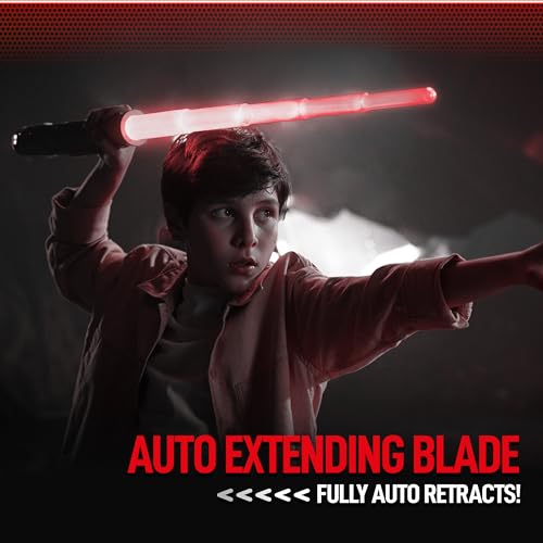 power saber energy blade red  first ever automatic saber  auto extending amp retracting saber  extends 3534 90cm  motion based sfx  ages 6  by goliath