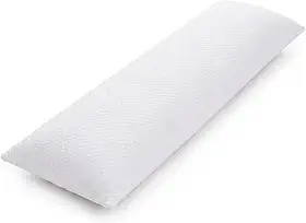 Brambila Travesseiro de Corpo Gigante Matelado Premium, Branco, Macio, 140x40 cm, para Dormir de Lado, Suporte para Coluna e Gestante Travesseiro Xuxão Antialérgico e Antiácaros para Proteção.