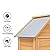Goplus Wooden Storage Shed Fir Wood Cabinet for Outdoor, Garden, Patio, Yard (Natural)