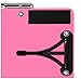 Visual Edge - Slant Board for Writing – Adjustable Magnetic Whiteboard & 22° Angle Ergonomic Desk for Reading, Writing, Drawing and Studying – Portable Tabletop Stand for Students and Teachers - Pink