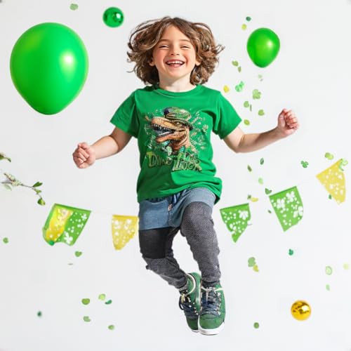 Image of Kids St. Patrick's Day Shirt Boys and Girls Green T-Shirt Clothing 4-12 Years