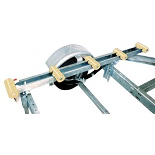 Tie Down Heavy Duty Galvanized Steel Amber 4' Roller Bunks