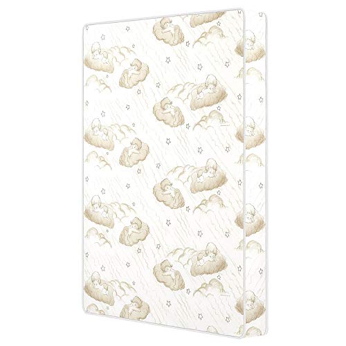 Dream On Me 3 Inch Spring Coil Portable Crib Mattress | Greenguard Gold Certified #TOP4