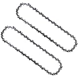 Opuladuo 2PC 10 inch Chainsaw Chain for Worx WG323 WG323.9 Chainsaw, 10' Replacement Chain for Worx WG322 WG322.9 Chain Saw