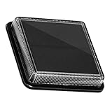 MUCKLILY Solar Powered Outdoor Yard Stair Light Waterproof LED Landscape Lamp for Lawn Patio Staircase, Pressure Resistant to 2 Tons, Solar Deck Lighting Tool for Yard and Pathway