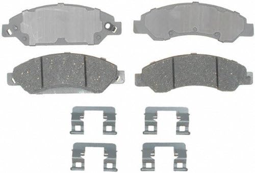 ACDelco Silver 14D1092CH Ceramic Front Disc Brake Pad Set with Hardware