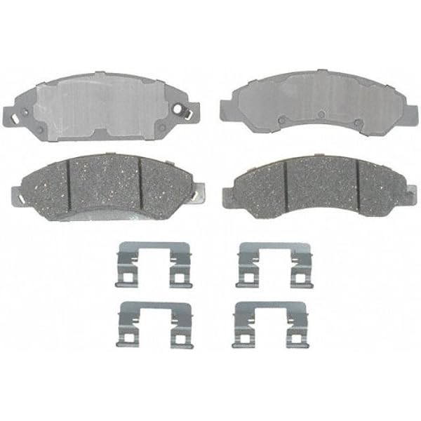 Acdelco 14D1092CH vantaggio pastiglie freno a disco anteriore in ceramica con hardware