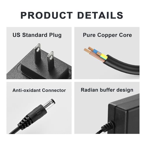 Cargador para masajeador eléctrico de 15 V y 1 A, compatible con Theragun mini 1.0, Theragun Prime G4/Prime Pro, Hyperice Normatec 3, 2.0 y 2.0 Pro miniatura 4