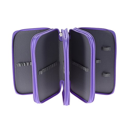 Honorall Multifuncional Pintura de Grande Capacidade Cosméticos Lápis Caneta Pincel Bolsa Caso Caixa