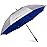 G4Free 47 Inch UV Protection Golf Umbrella Auto Open Vented Double Canopy Oversize Extra Large Windproof Sun Rain Umbrellas (Silver/Blue)