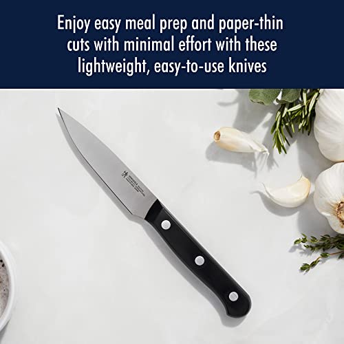 HENCKELS Solution Self-Sharpening Knife Set, 20 Pieces, Chef Knife, Bread Knife, Meat Knife, German Technology, Knowledged Mastery for Over 100 Years, Stainless Steel