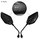 Evermotor Universal Motorrad Spiegel E-Geprüft, M8 und M10-360° einstellbares Rückspiegel Set, Motorradspiegel für Quad, Roller, Honda, ATV und Moped