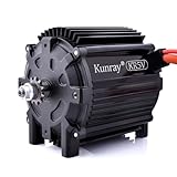 Kunray Electric Brushless DC Motor 72V 5000W Electric Dirt Bike Motor Peak 6900rpm Peak 10KW for Go Kart Razor Upgrade Kit Motorcycle and More (Upgraded Brushless DC Motor, 72V 5000W)