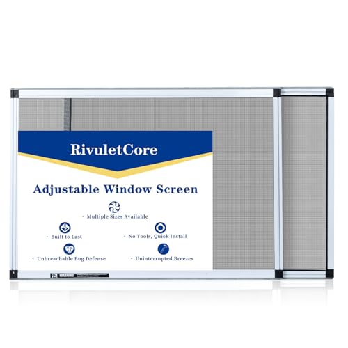 Expandable Window Screen：1 Pack Adjustable Window...