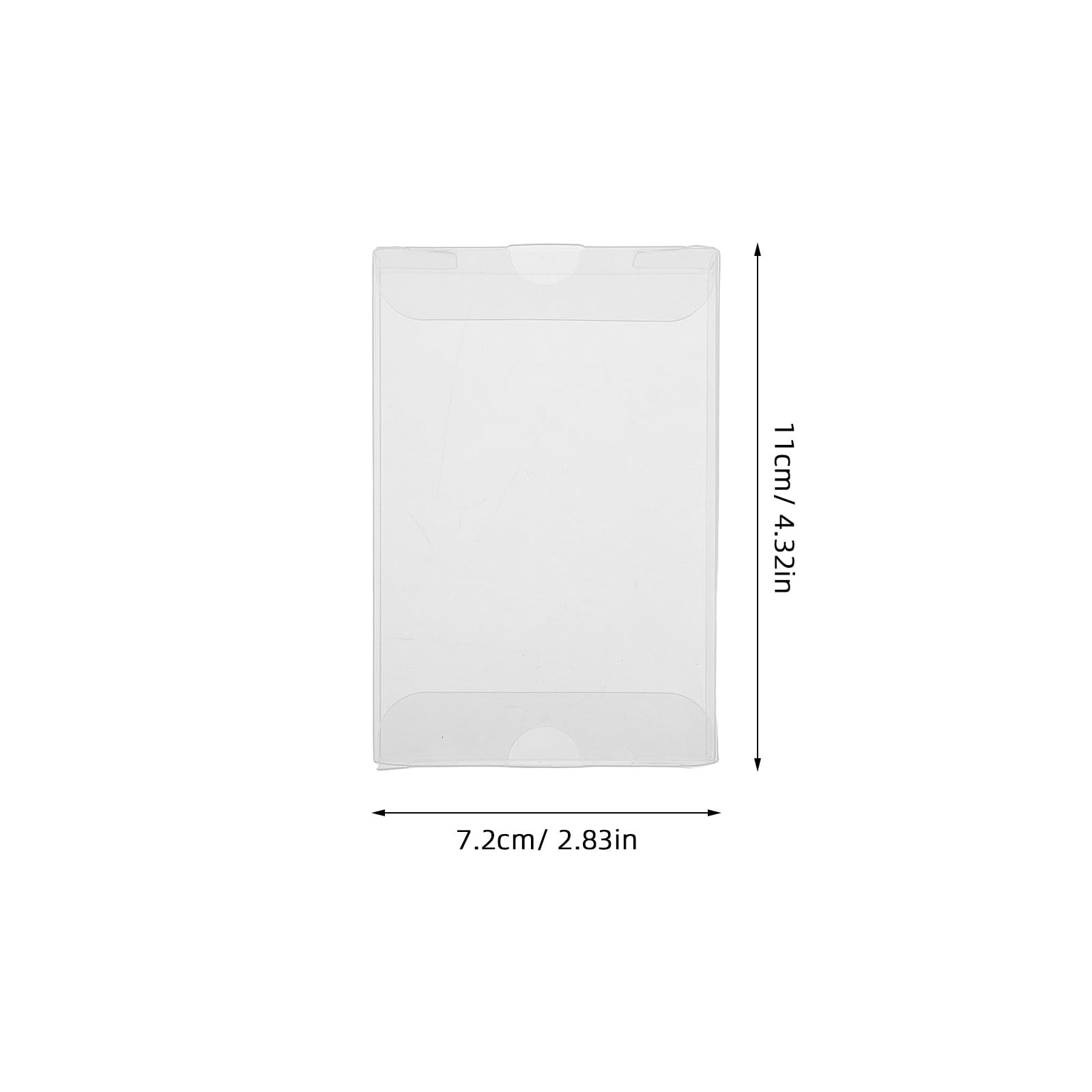 Abaodam Scatola Protezione da Polvere e umidità per Archiviazione Cassette Audio in PVC Trasparente 10 Pezzi Custodia Portatile Compatta per Conservare e Trasportare Le Cassette