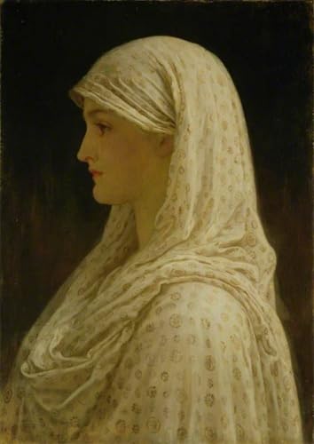 Toile Vestale Lord Leighton 60x90cm - Impression de Peinture à l'Huile