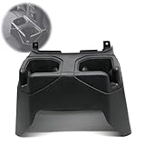 KMFCDAE Cup Holder for Car Jeep JL JT Floor Console Storage Organizer Rear Seat Dual Water Bottle Dr