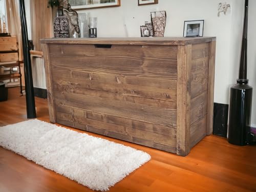 Coffre banc de rangement en bois pour optimiser petits balcons