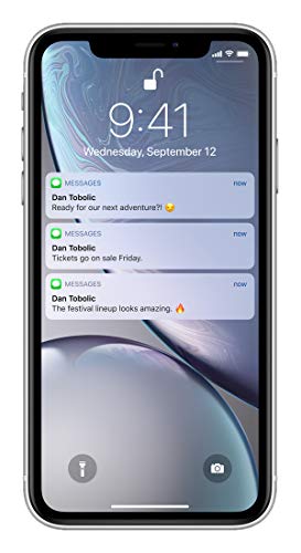 Apple iPhone XR 15,5 cm (6.1') 128 GB SIM Doble 4G Blanco - Smartphone (15,5 cm (6.1'), 1792 x 828 Pixeles, 128 GB, 12 MP, iOS 12, Blanco)