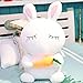 Gigante giocattolo in peluche coniglietto, carino conigli bianchi e rosa ragdoll baby cuscino cuscini cuscini bambole coccole coccole consolatore giocattoli regalo giocattoli per ragazzi e ragazze Tod