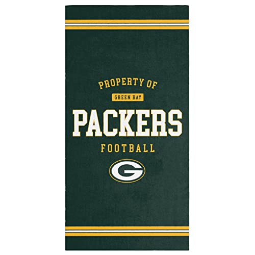 FOCO NFL beach towel PROPERTY OF Green Bay Packers Football