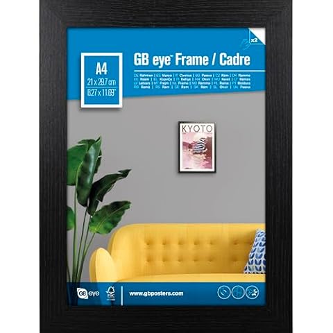 GB Eye A4 Contemporary Wooden Picture Frame Cover