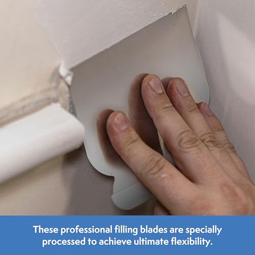 Axus Decor Pro-Fill Compact Filler Applicators (Blue Series) Flexible Blades, Putty Knife for Professional & DIY Projects, Anti Rust Blade and Aluminium Handle - 25mm, 50mm, 80mm & 100mm (Set of 4) 5 Axus Decor Pro-Fill Compact Filler Applicators (Blue Series) Flexible Blades, Putty Knife for Professional & DIY Projects, Anti Rust Blade and Aluminium Handle - 25mm, 50mm, 80mm & 100mm (Set of 4) - Image 5