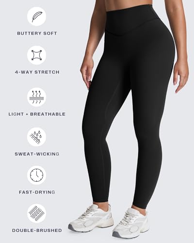 aoxjox high waisted workout leggings for women tummy control buttery soft yoga metamorph deep v pants 2634