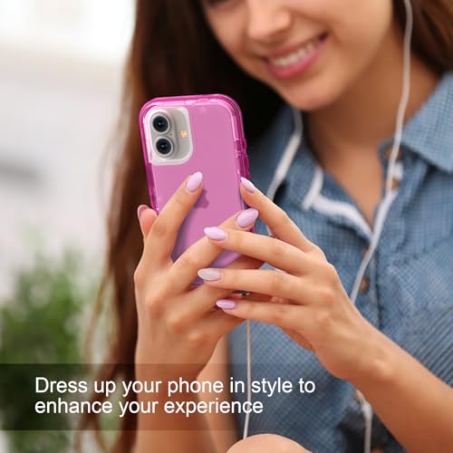 Follaroma for iPhone 16 Case, Shockproof Protection, Hot Pink by Follaroma - Used condition - Image 7