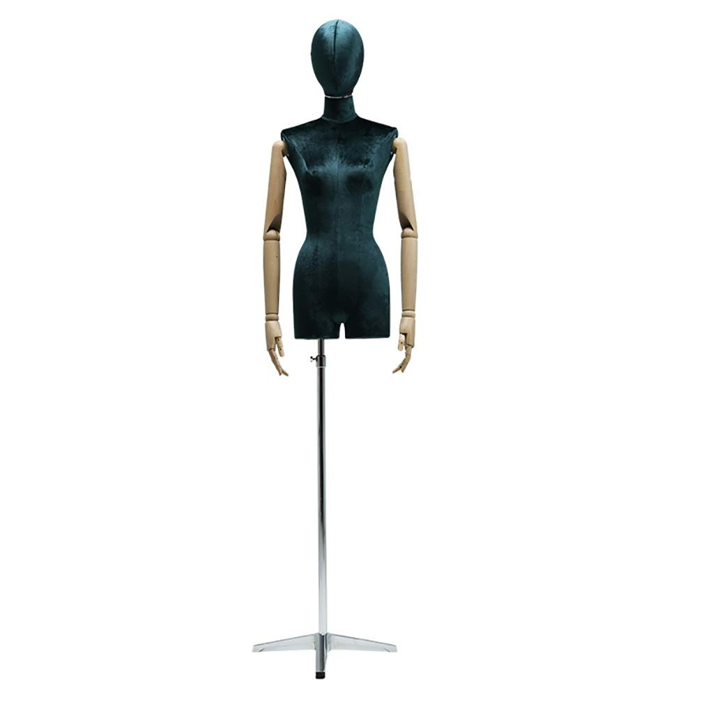Female Dressmaking Mannequin Tailors Tailors Mannequin Dummy Clothing Store Mannequins Model with Metal Base Window Display Shelf
