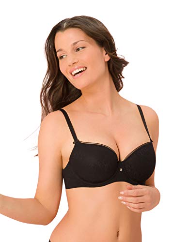 Preisvergleich Produktbild Bestform Damen Mandalay Gepolsterter BH, Schwarz, 100 C