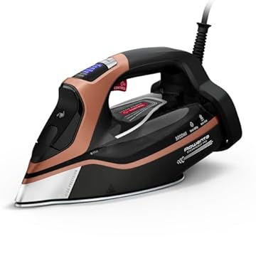 Rowenta DW9510D1 Steamforce Pro, Ferro da Stiro a Vapore, Potenza 3200W, Capacità 350 ml, Getto di Vapore da 300g/min, Sistema Anticalcare, Spegnimento Automatico e Tecnologia Intelligente