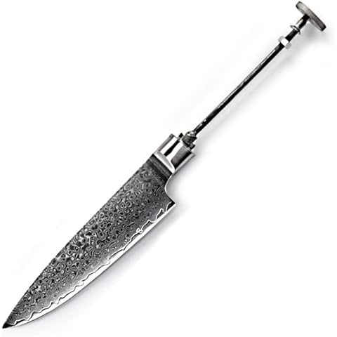 Oldpard Blank Blade for The Knifemaking | Carbon Steel VG10 Damascus 67 Layers Blade | Gaucho Knife Blank Blade |Chef's Knife Blank Blade |DIY Knife Cover