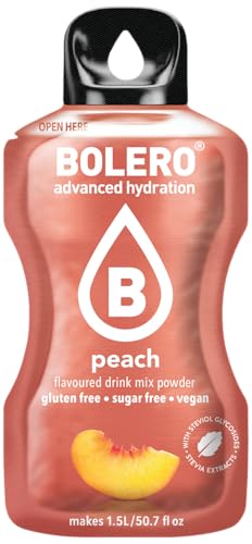 12x Bolero Drinks (12x9g) (12 Unidades, Melocotón)